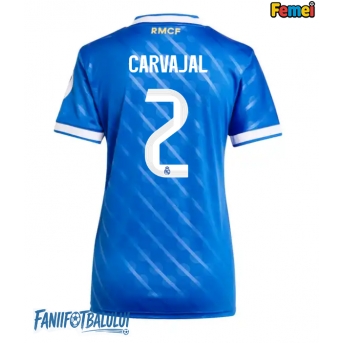 Real Madrid Daniel Carvajal #2 Tricou Fotbal Replică 2025-26 Femei Treilea